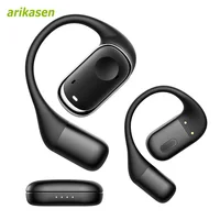 Auriculares abiertos con comodidad estable y sonido de alta resolución Auriculares Bluetooth 5.3 con refuerzo de graves puros Auriculares inalámbricos OWS para deportes