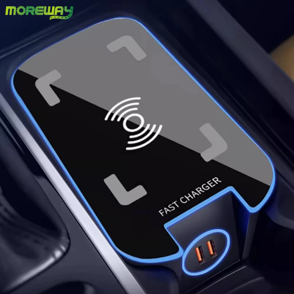Mobile Holder Phone Fast Charger Wireless Charging Pad for Volvo XC90 S90 XC60 VC60 S60 V90 Plug and Play Accessories Interior