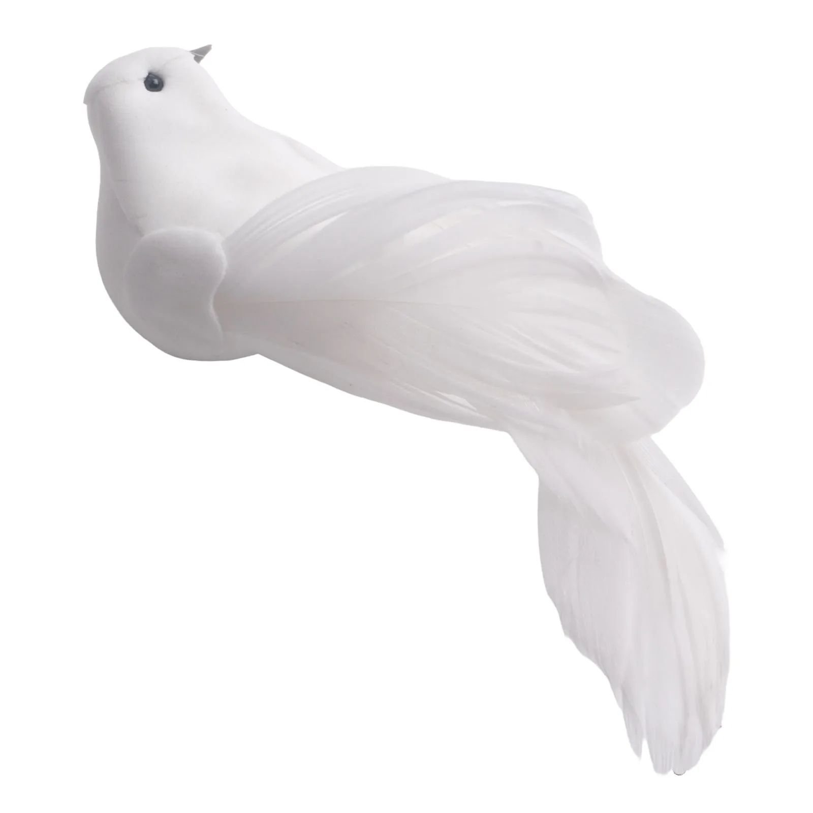 

Artificial Foam Feather Dove Lover Peace White Pigeons Garden Wedding Decortions Craft Birds Model Retro Photo Props