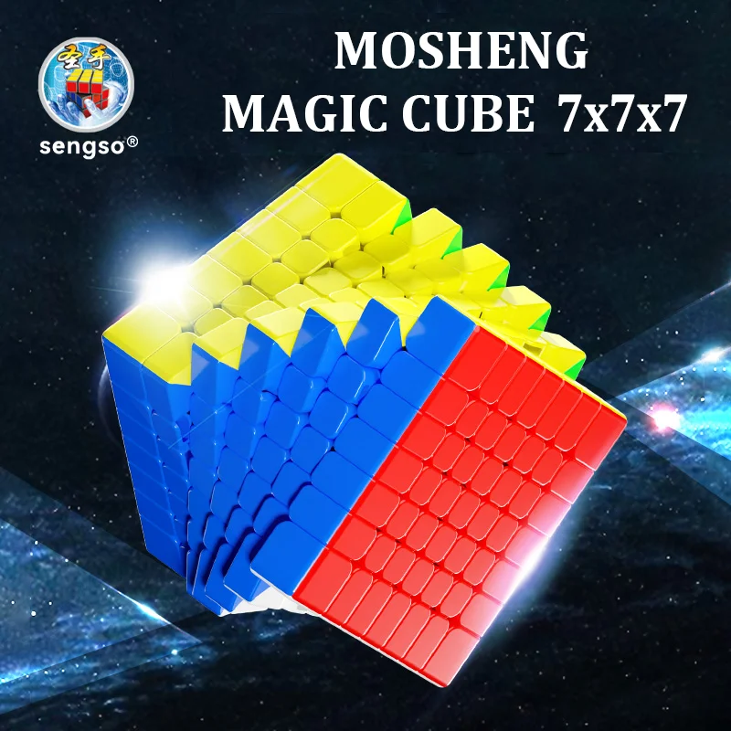 

SENGSO Speed Cube 7x7x7 - Competition Professional Cube, Smooth Anti-Pop Design for Kids & Adults Stress Relief Educational Toy