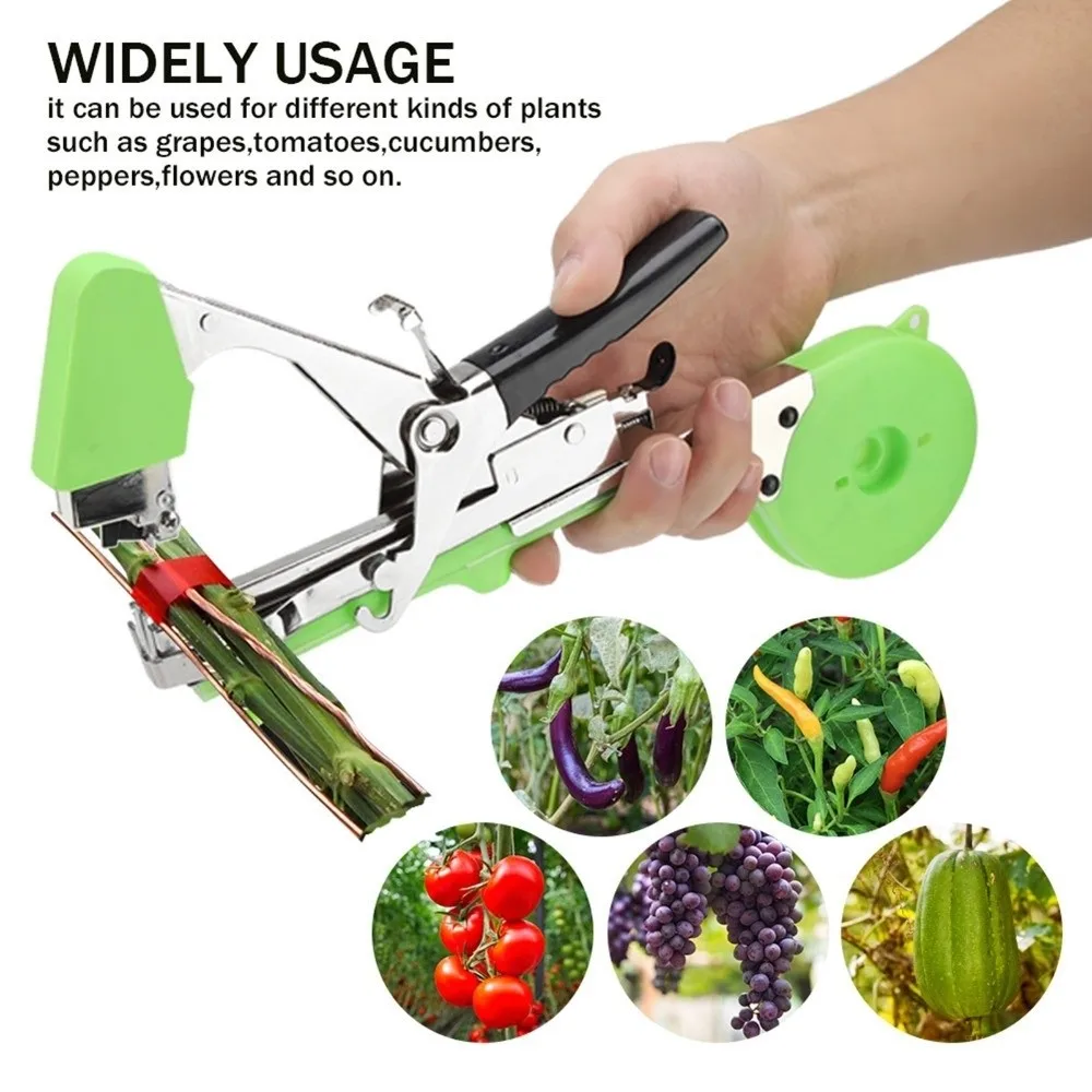 Durable Widened Clamp Plant Tying Machine No Jamming Fast Tying Tapener Garden Tape Tool Branch Binder Plants