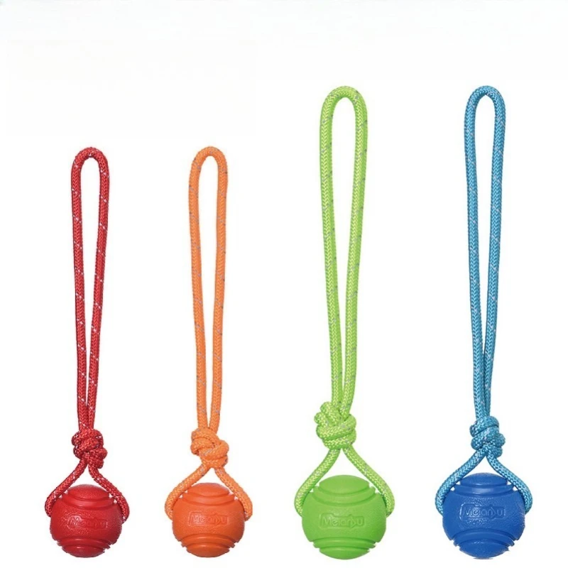 

Dog Toys Chew Rubber Balls Interactive Pet Tooth Cleaning Balls for Small Big Dogs Chew Bite Resistant Toys Pet Supplies