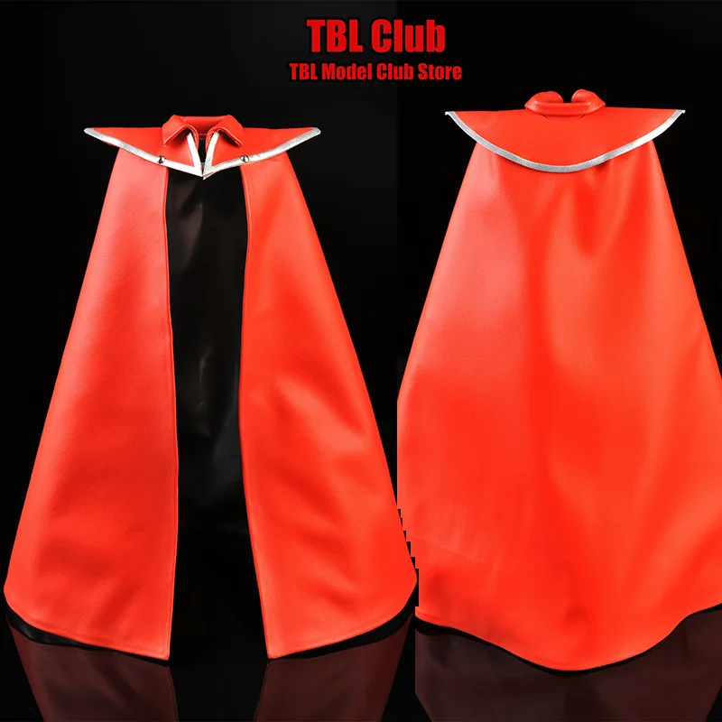 

Красный длинный плащ в масштабе 1/6, высококачественная текстурированная накидка, женская одежда, подходит для 12-дюймовой фигурки солдата, модель JO22X-19