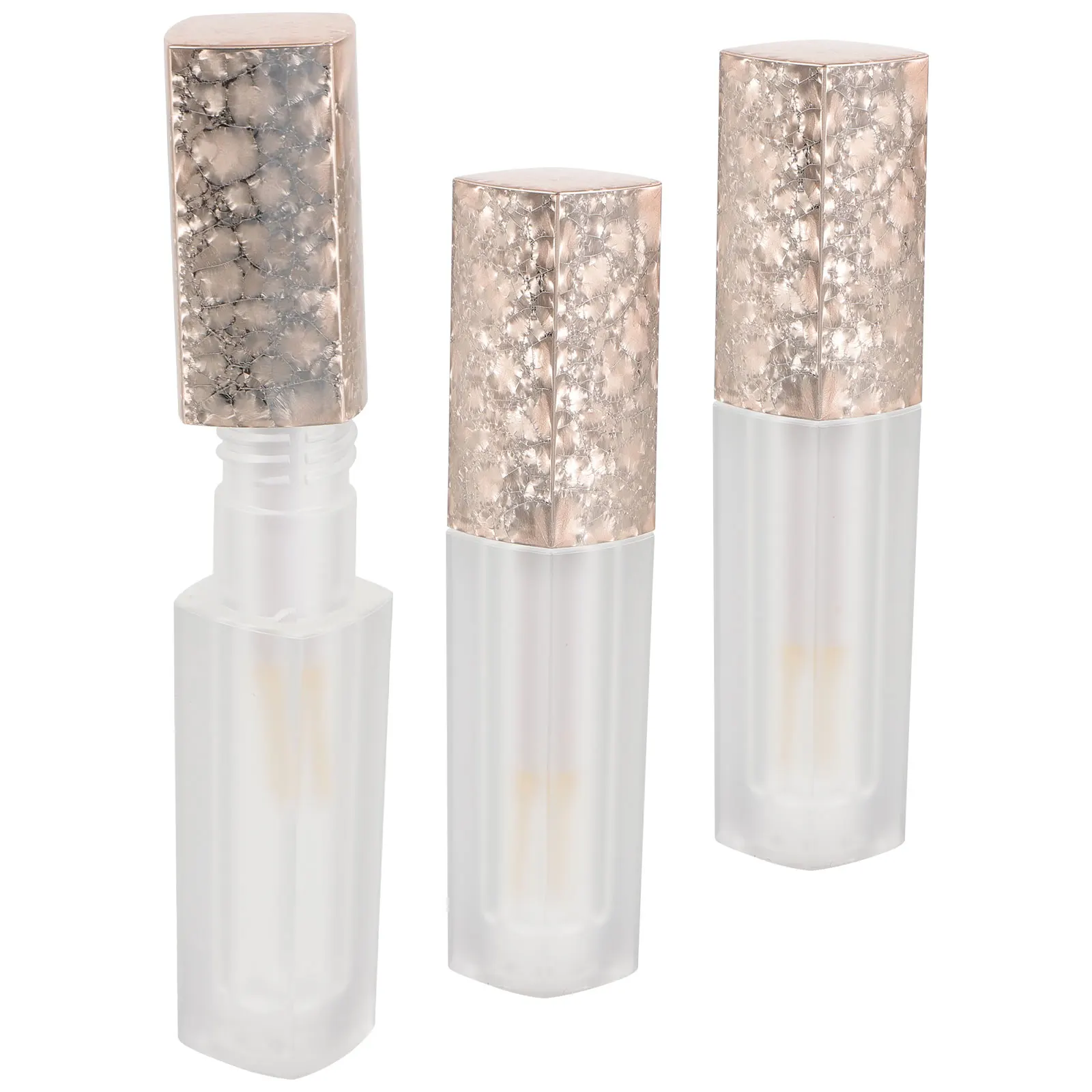

3pcs Lip Gloss Tubes Empty Containers for DIY Making Kit Plastic Bulk 5044B Refillable Travel Office Sturdy Versatile