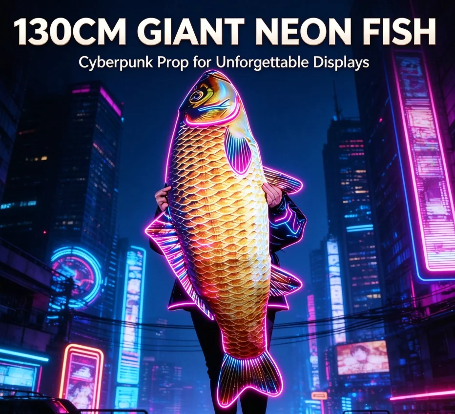 Appearing Fish 130cm Large Magic Tricks Fish Appear From Bag Stage Illusions Gimmick Props Magia Magician Mentalism