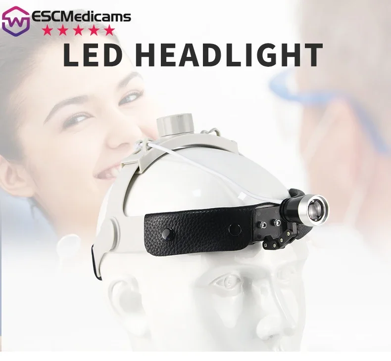 

ENT Head Light Lamp Surgical Headlight Medical Examination LED 3W Portable Headband Head Light Lamp Exmanation Lamp Dentist Tool