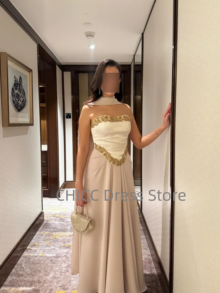 Vestidos de fiesta de verano, vestidos de noche sin tirantes y sin mangas con cuentas, vestido rosa drapeado para ocasiones especiales, vestido de fiesta personalizado