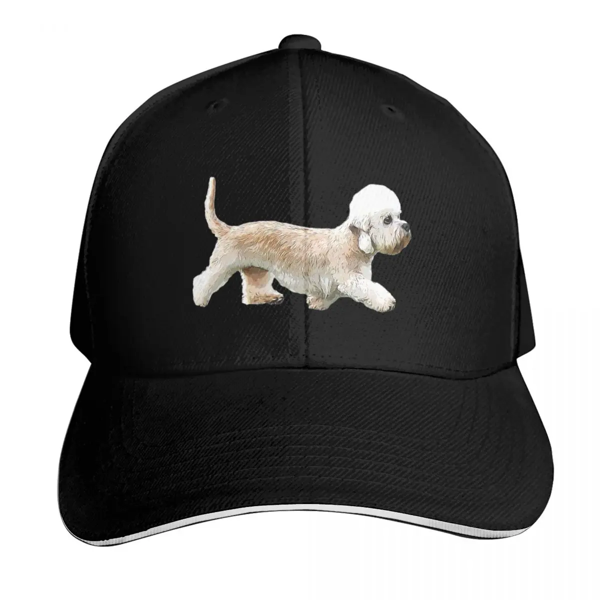 Dandie Dinmont terrier Baseball Cap Moisture Wicking Quick Dry Curved Brim Classic Fit Low Profile Unstructured