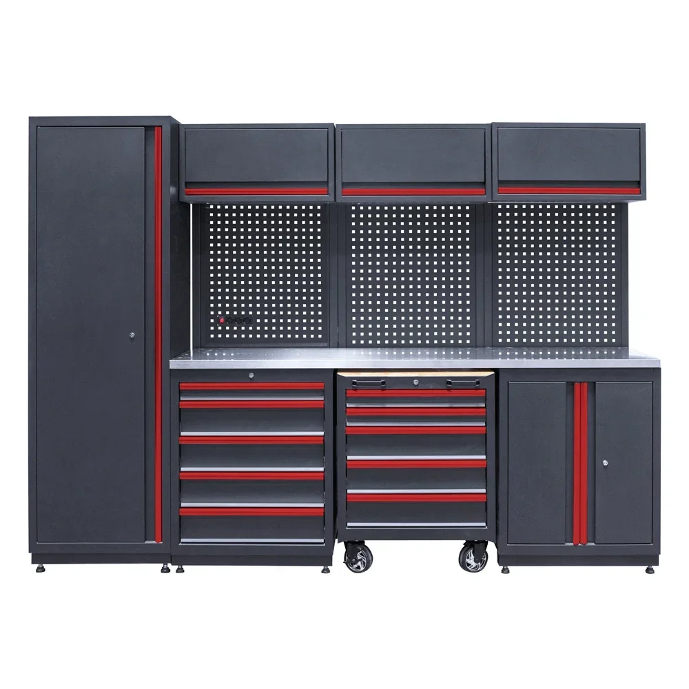 

NEW High Quality Cheap Versatile Workshop Garage Metal Tool Cabinet Tool Cart Car Repair Work Bench With Drawers