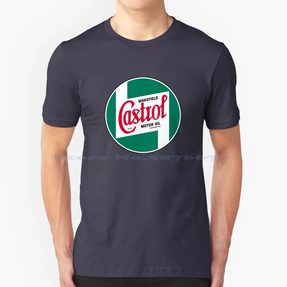 Castrol Motor Oil T Shirt 100% Cotton Tee Castrol Logo Castrol Oil Castrol Gas Castrol Automotive Castrol Petrolium Castrol