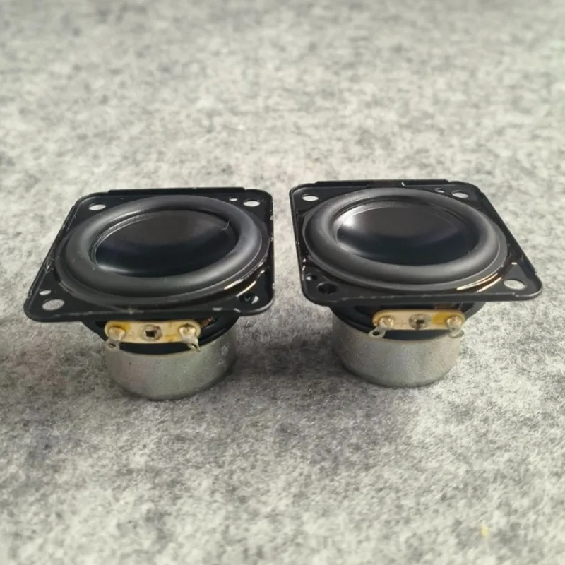 SOTAMIA 2Pcs 1.75 Inch Full Range Audio Speaker 4 Ohm 5W Aluminum Basin Waterproof Speaker 48x44mm Loudspeaker for JBL Flip4
