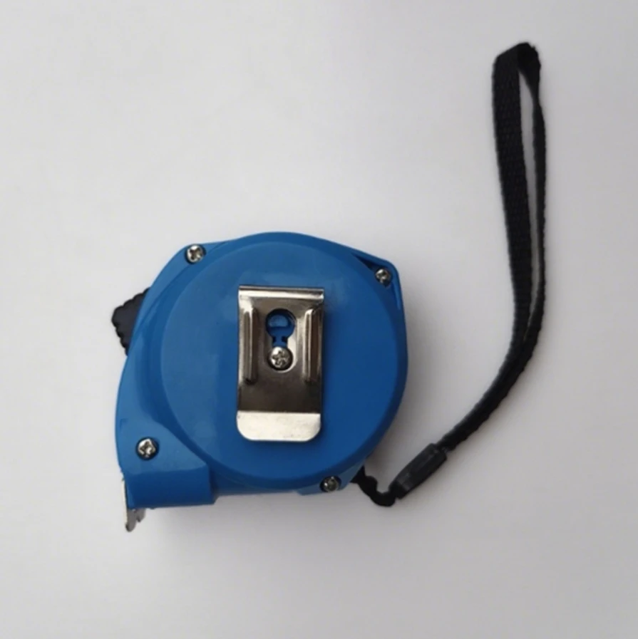 Factory Low Price Metric 5m Stainless Steel Automatic Retractable Push-button Lock Measuring Tape