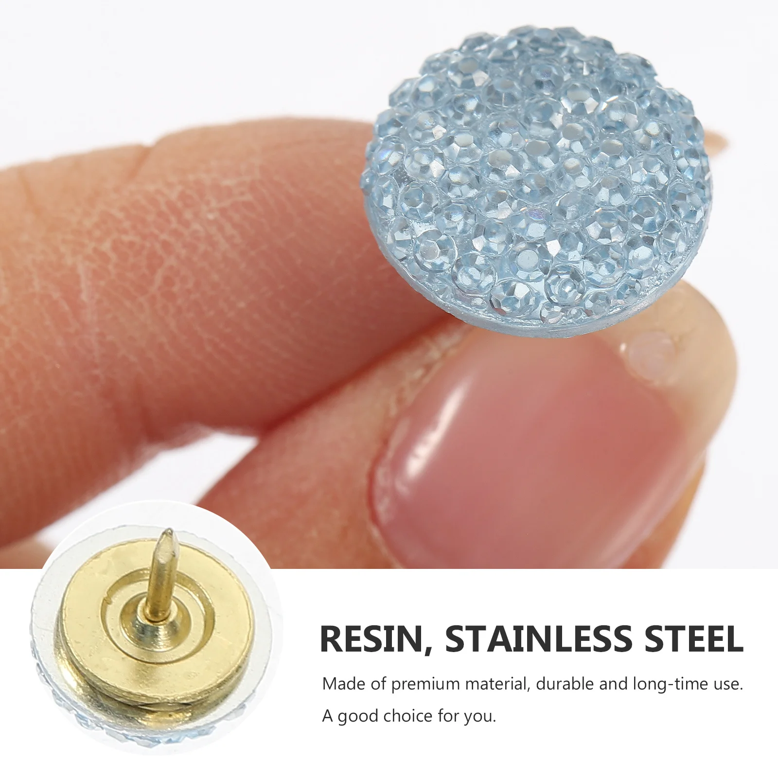 

15pcs Colorful Thumb Tacks Candy-Like Pushpins Multi-Functional Small Office Home Decor Fixing Supplies Reusable Map Accessories