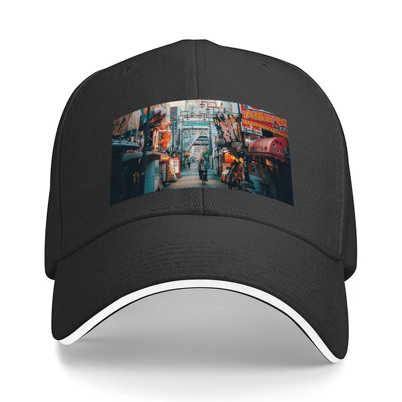 

Osaka Tower Tsutenkaku Japan Baseball Cap luxury woman cap Golf Cap Anime Hat Trucker Men Women's