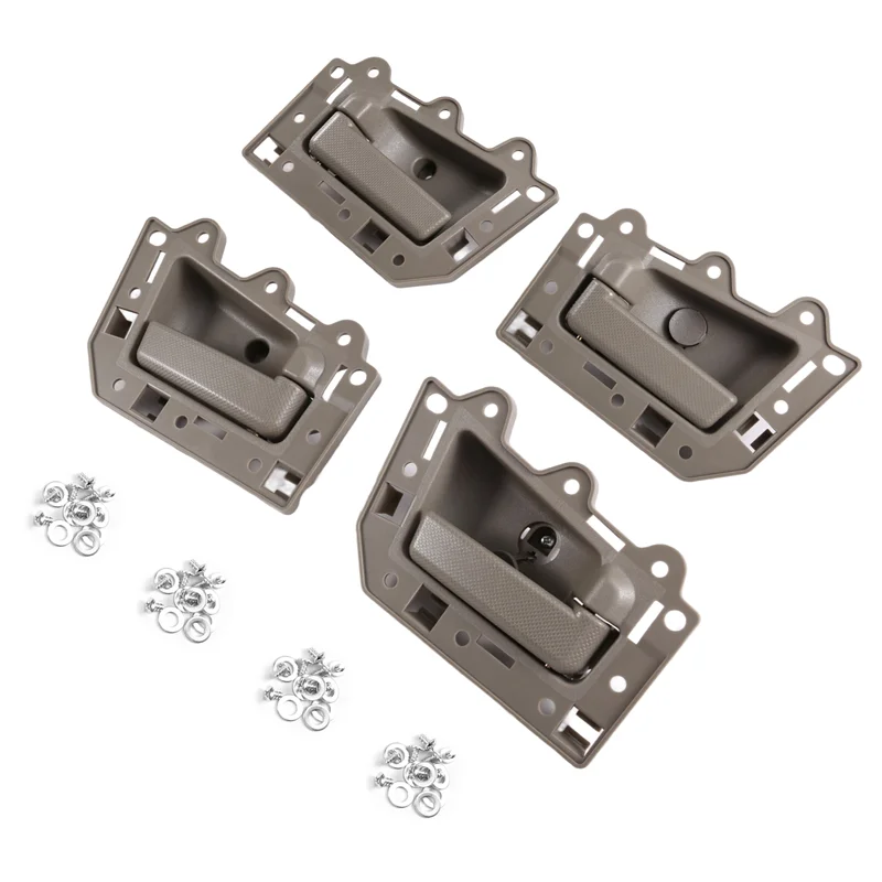 

A96E-4Pcs/Set Inner Door Handle For Jeep Grand Cherokee 2005-2011 LHD 1JV471J3AA 1JV461J3AA 5HR411J3AK 5HR421J3AK