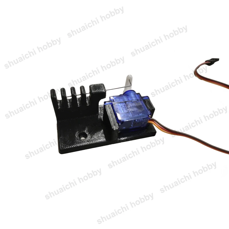 Servo Airdropper Servo-Controlled 3-Stage Throwing Device 3D Printed Dropper w Pull Rod for Model Airplane/RC Drone Thrower Part