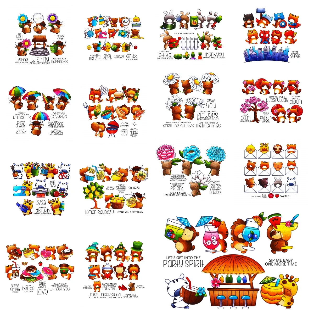 

2025 June New Product Metal Cutting Dies Stamp for DIY Handmade Diary Albums Donut Worry Happy Hour Petals a Plenty Holiday Gift