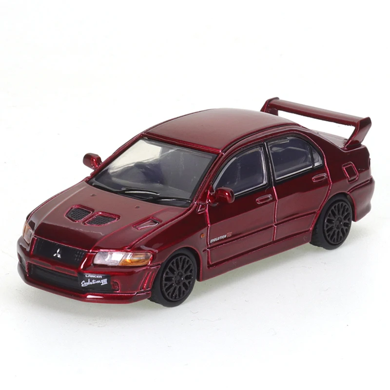 JKM 1/64 Mitsubishi Lancer EVO Subaru WRX STI BRZ coche de juguete de aleación vehículo de Motor Diecast Metal modelo niños regalo de Navidad