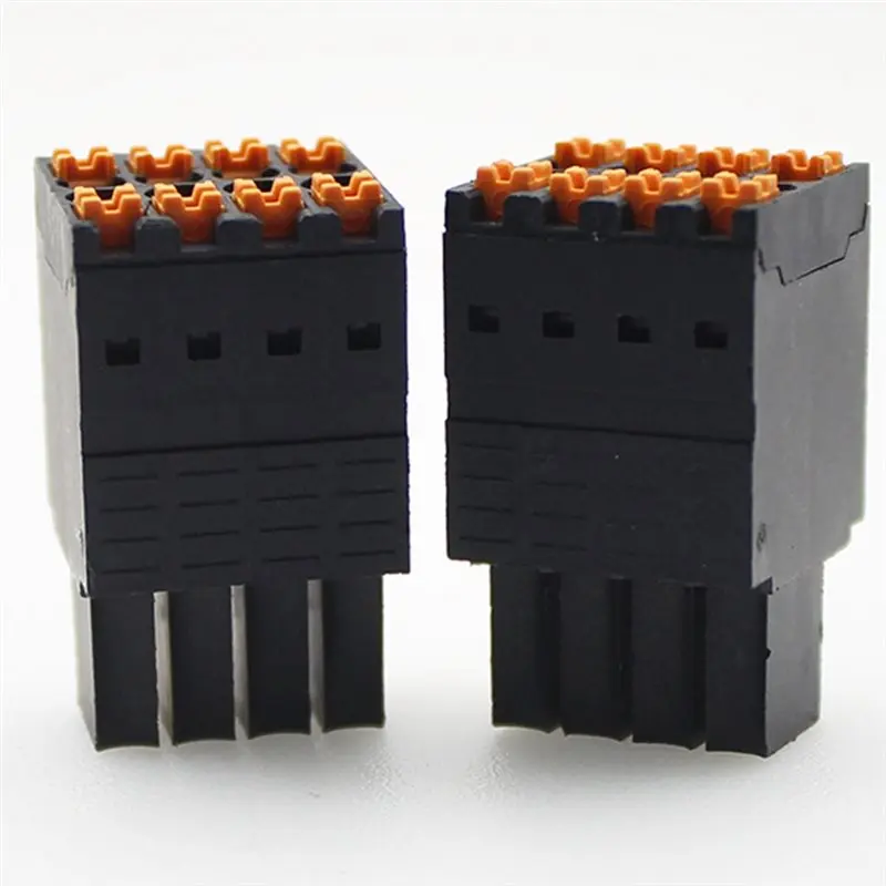 DT39 12pcs 15EDGKNHB 8PIN 3.5MM Female Double Layer Connector, Plug-In Terminal Block for Grid Instrumentation
