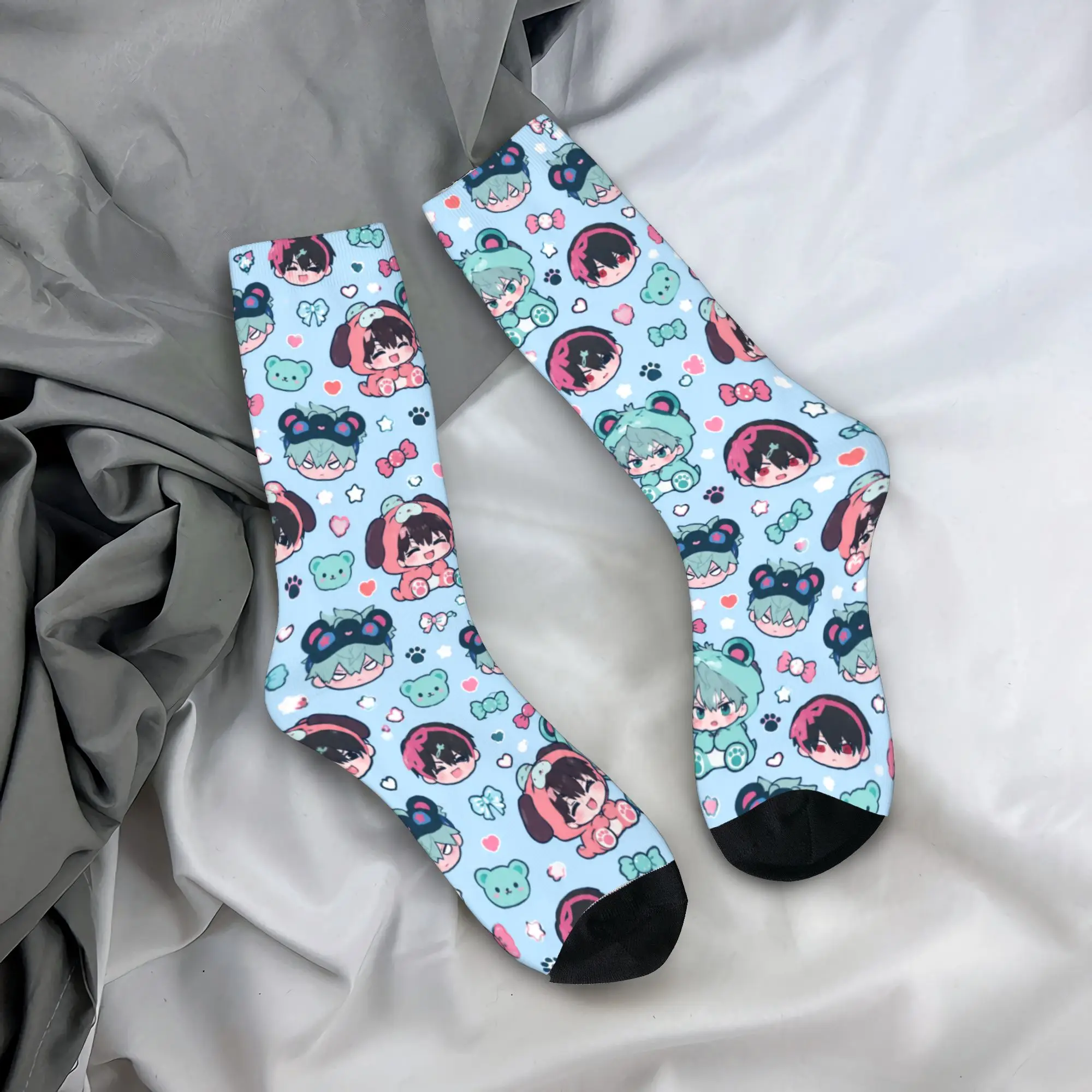 Ivantill Till Alien Stage Chibi Graphic Socks  Custom Stockings Non Slip Men Socks Soft Breathable Spring Skateboard Socks