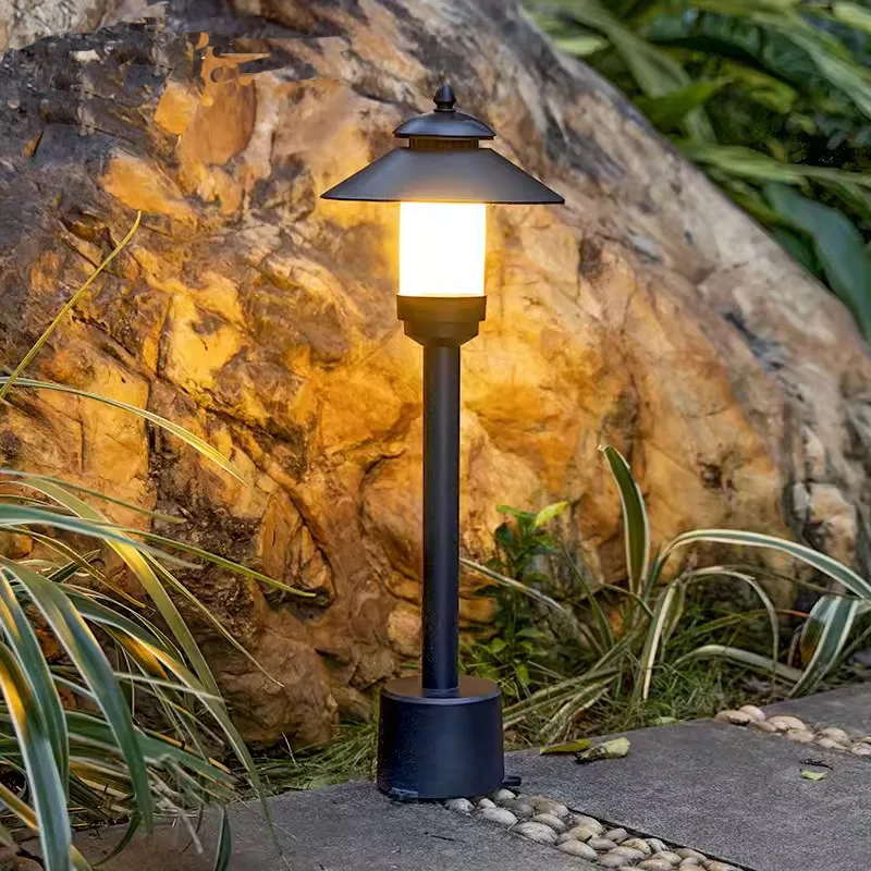 Led Outdoor Waterproof Imitation Marble Lawn Light Villa Courtyard Garden Landscape Lighting Aluminum Material