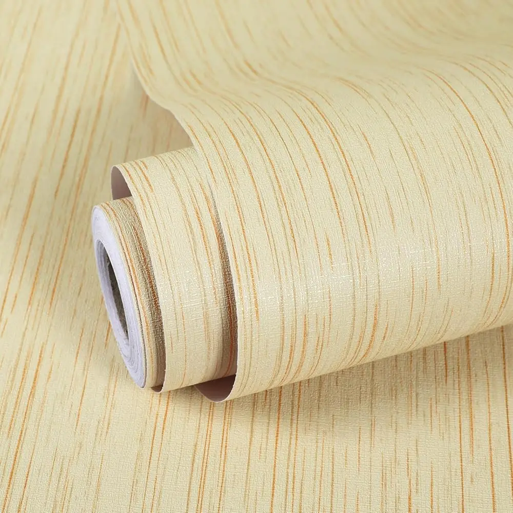 

Peel And Sti Wallpaper Beige 15.7 X 196.9 H Grloth Contact Paper Self Adhesive Removable Fabric Linen Textured Wallpaper Vinyl
