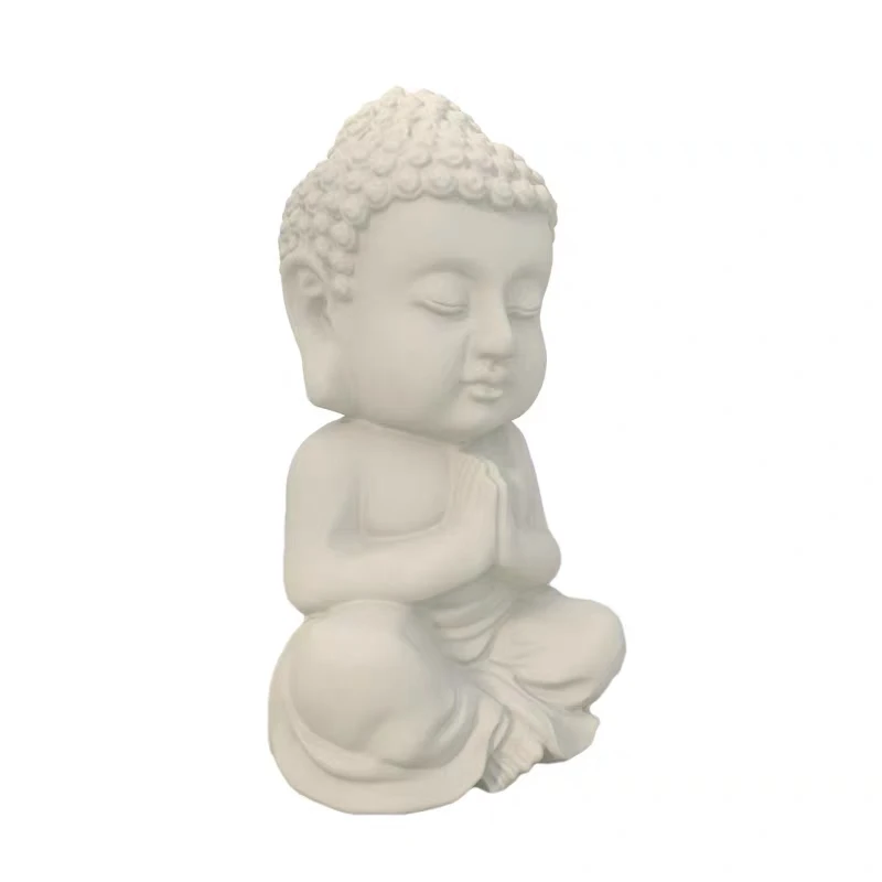 Two Sizes of Shakyamuni Concrete Mold Suitable For Epoxy Resin Cement Ornaments Plaster Clay Buddha Silicone Mold