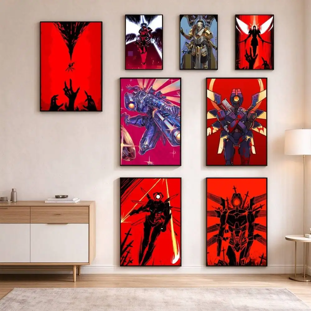 F-Friday Night Funkin Rhythm Game  Poster Waterproof Wall Art Sticker For Bar Living Room Vintage Decor High Quality Print Gift