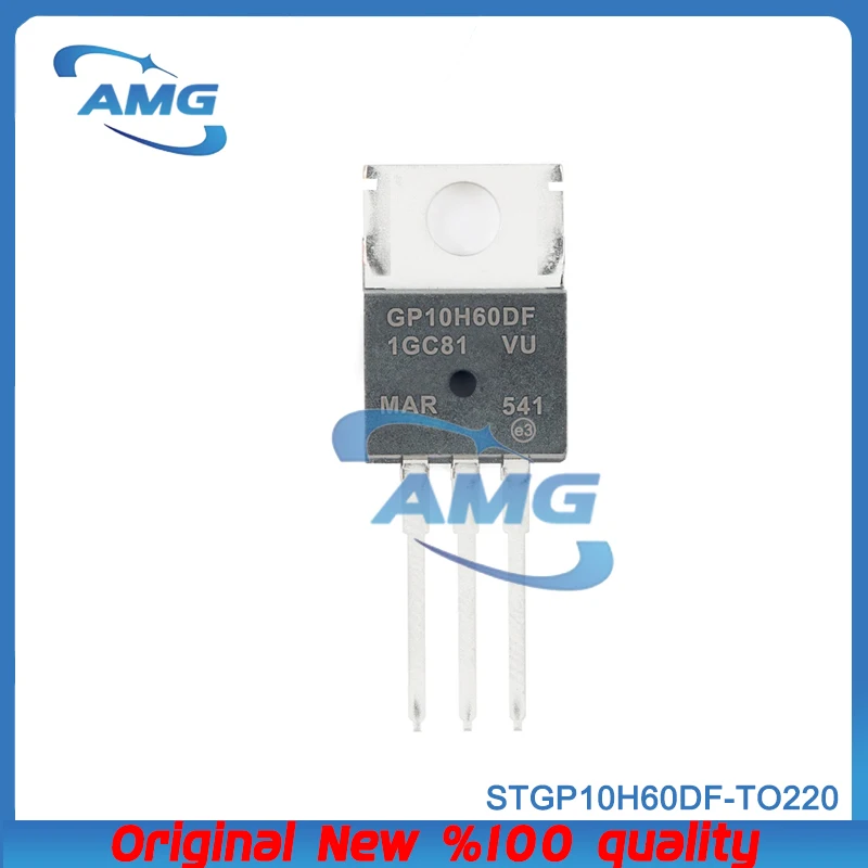 10PCS H.X.Y GP10H60DF STGP10H60DF IGBT 600V 20A 115W TO220