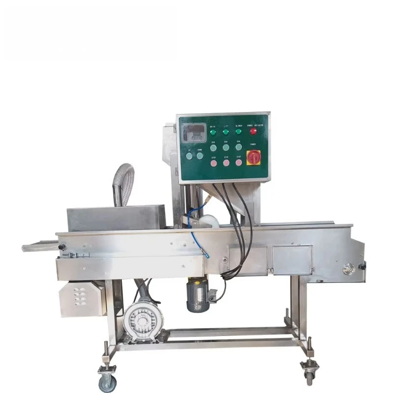 Popular Burger Patty Chicken Strips Panko Coating Meat Cutlet Bread Crumbs Covering Machine for Export