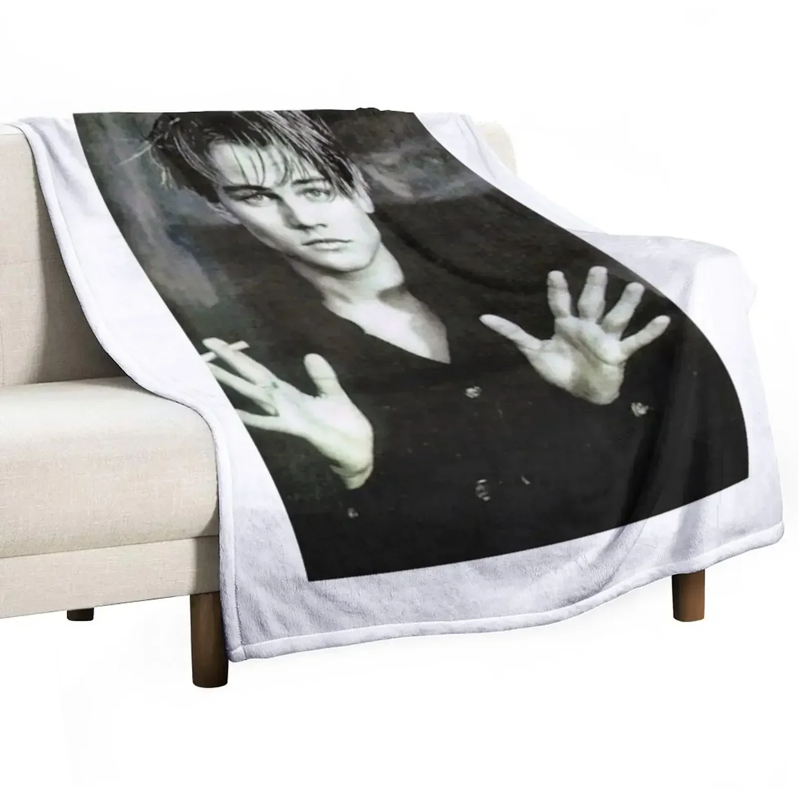 

Young Leo DiCaprio Throw Blanket halloween Weighted Shaggy Blankets