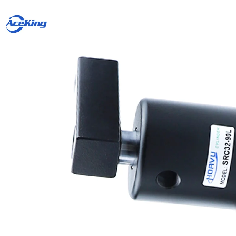 SRC32-90 degree angle pressing cylinder SRC25/32/40/50/63-90R/L clamp and rotate 180 degrees left and right