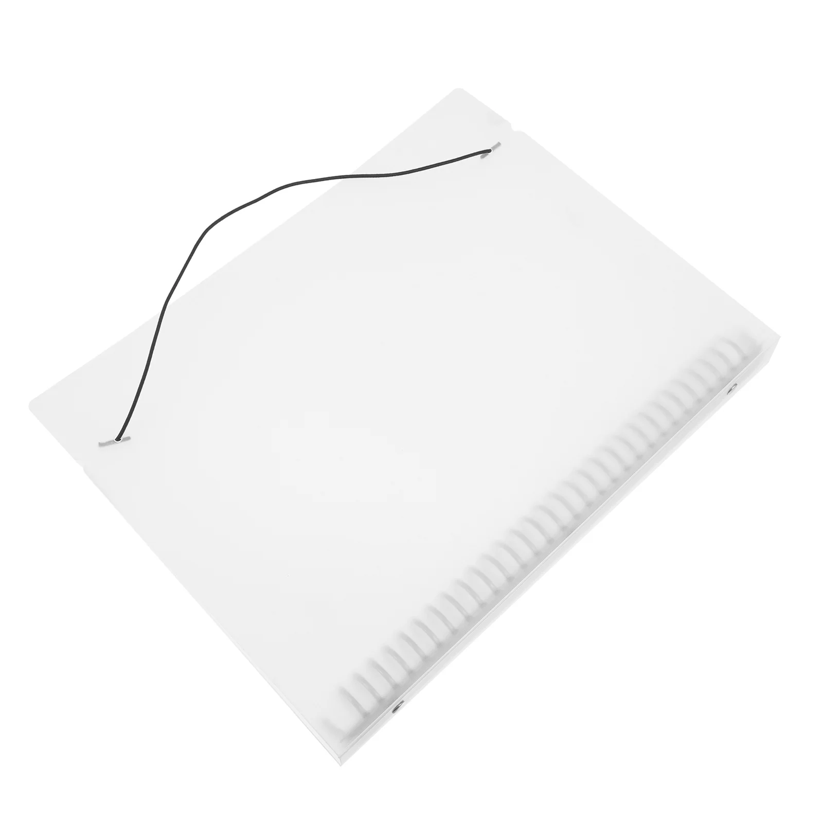 Cubierta de carpeta de hojas sueltas, Protector de manual de PP recargable, carpeta planificadora translúcida, Protector de Bloc de notas