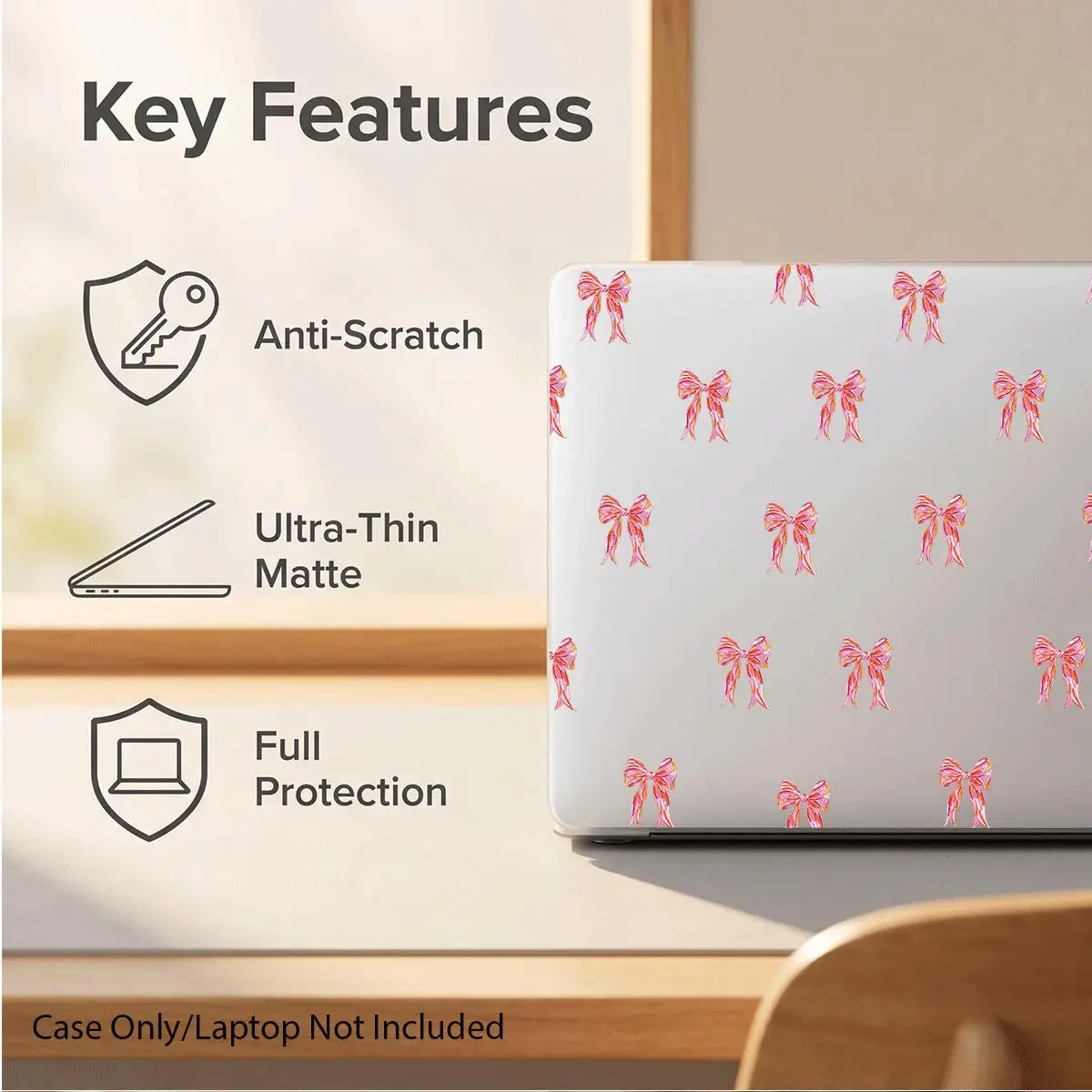 Case for MacBook,compatible with 13 Neo/13.3 Air/13.3 Pro/13.6Air/14.2 Pro/15Air/16.308Pro