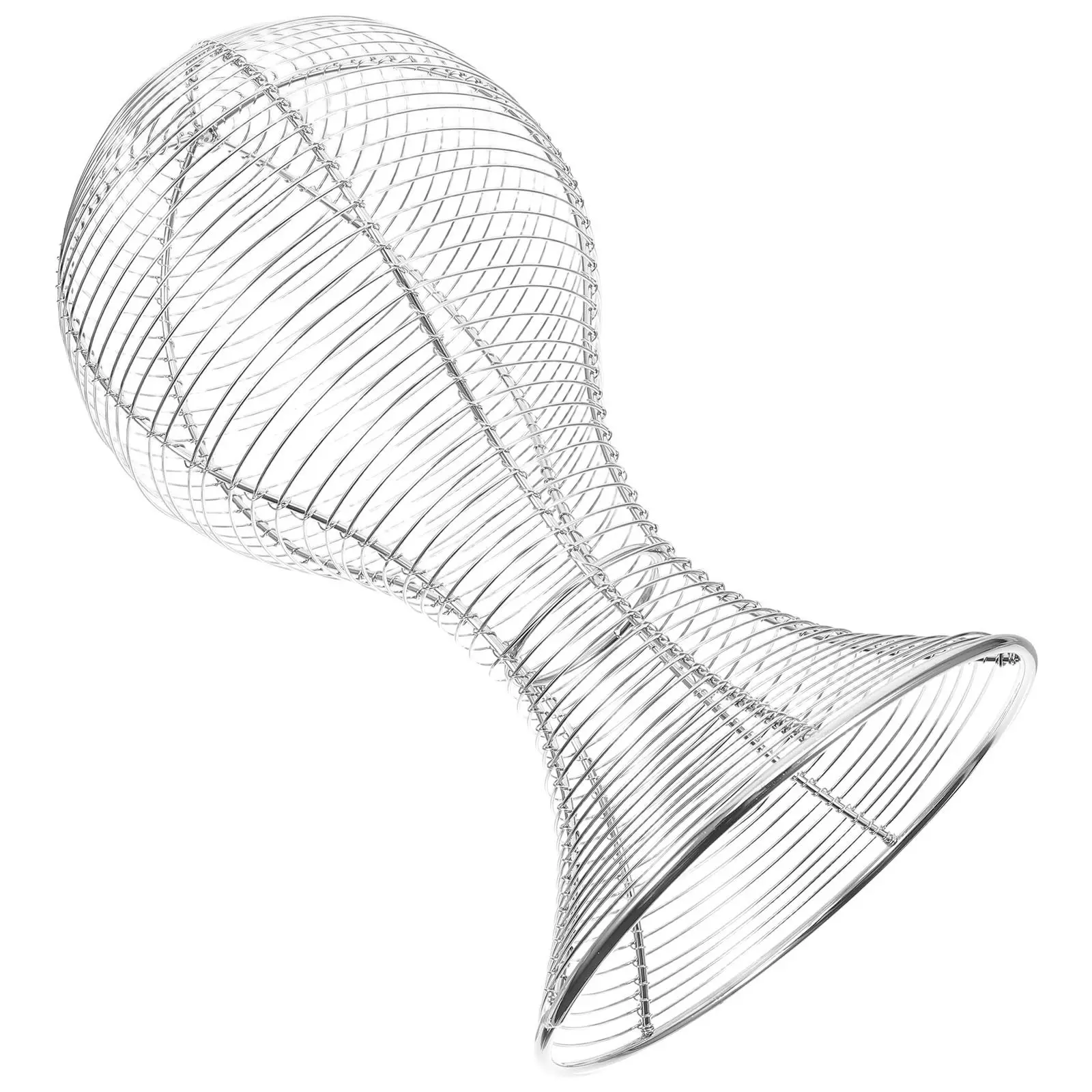 Metal Hat Display Stand Dome Shape Human Face Design for Baseball Caps Brim Hats Retail Store Supermarket Display Organizer