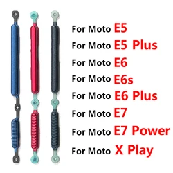 Side Keys Power On Off Volume Buttons Switch Flex Cable For Motorola MOTO E5 E6 Plus E6s E7 Power One Macro X Play Replacement