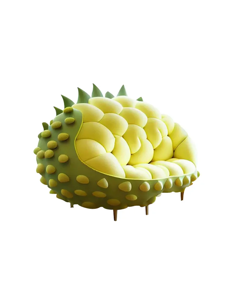 Fiberglass Soft Bag Lazy Sofa Creative Simulation Durian Sofa Chair Living Room Home