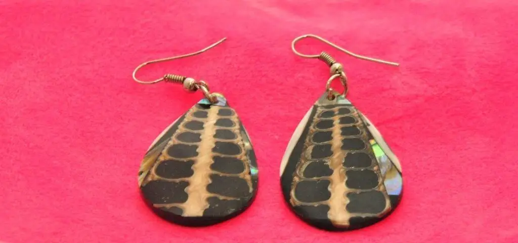 Hdmarketim Pearl Handmade Wobble Drop Design Rectangle Earrings