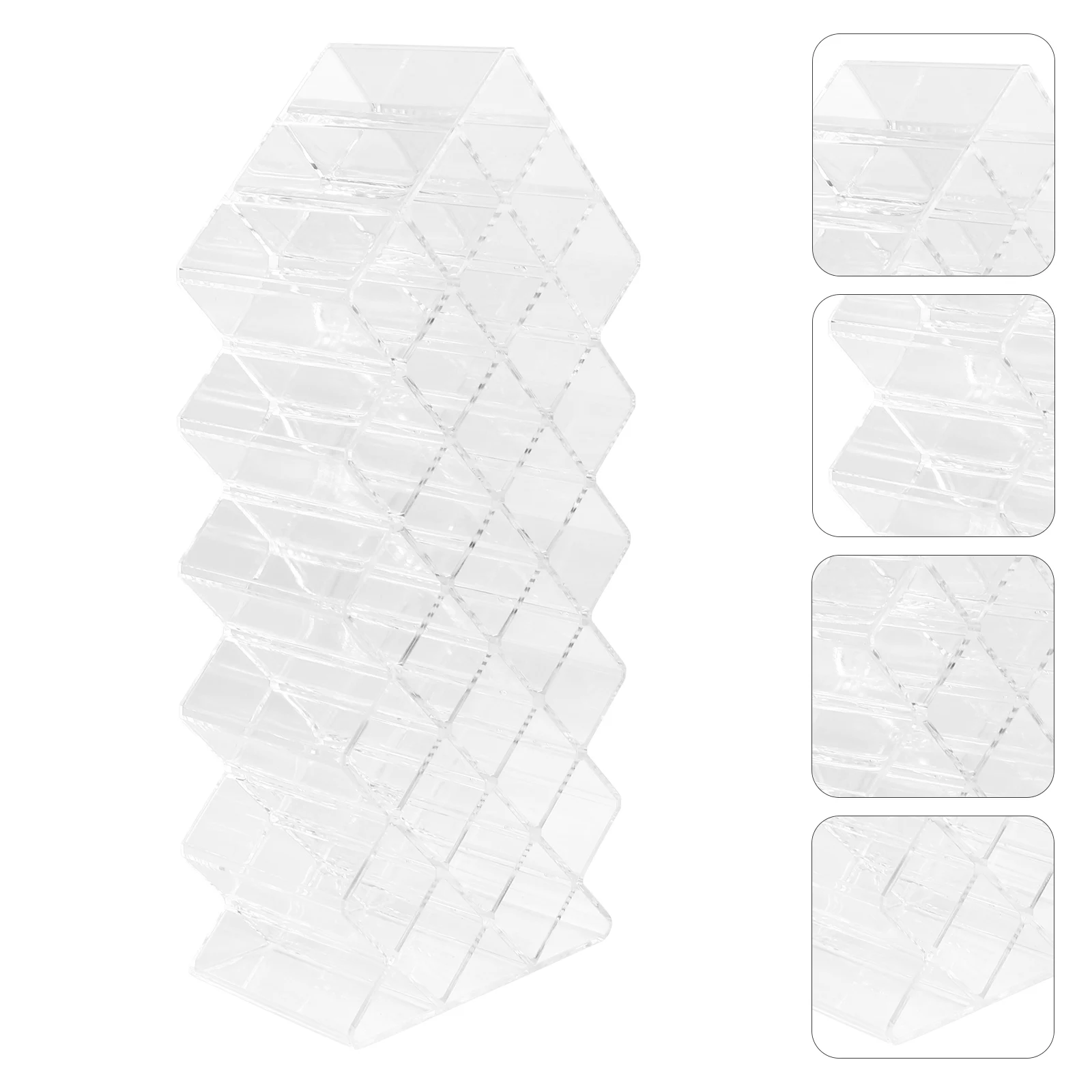 

28 Grids Acrylic Lipstick Rack Clear Holder Material ganizer Storage Shelf 28 Grids Lipstick Rack Home Use