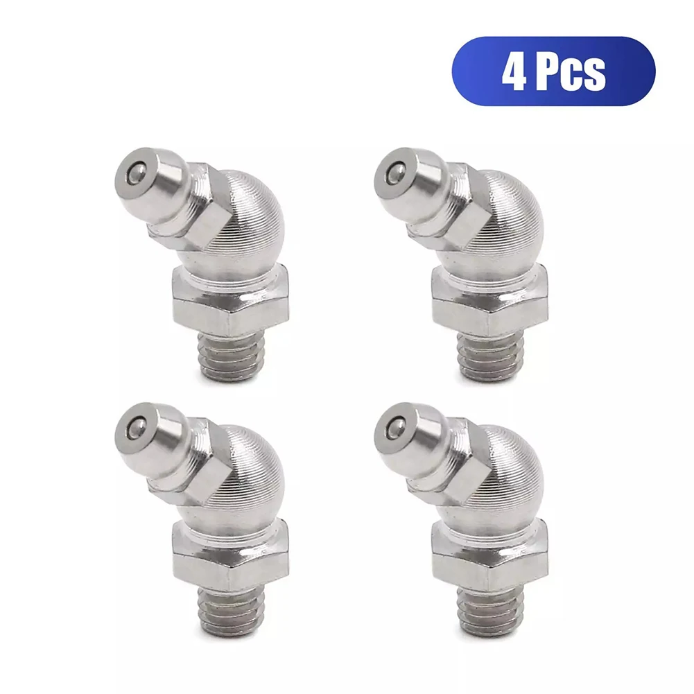 High Hardness Nipple 45 Degree Grease Fitting Machinery Lubrication High Hardness No Oil Leakage Quality Assurance