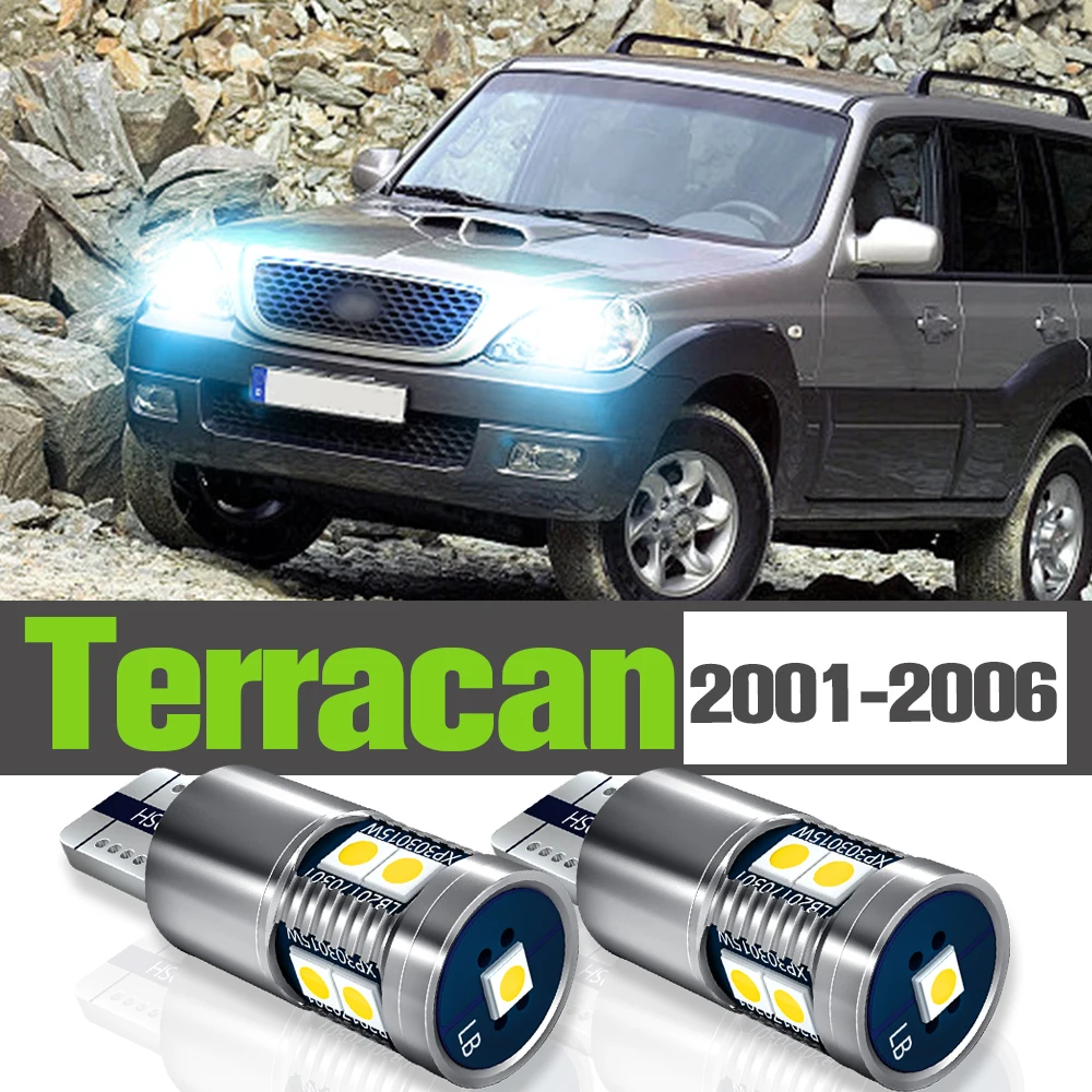 

2x LED Parking Light Accessories Clearance Lamp For Hyundai Terracan 2001-2006 2002 2003 2004 2005