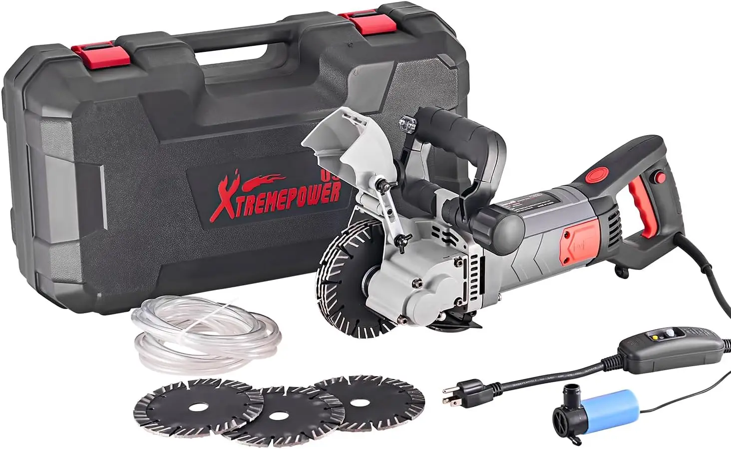 

Wall Chaser Cutting Machine Wall Concrete Grooving Cutting W/Water Line Dust Port Infrared Sighting (Slotting Machine)