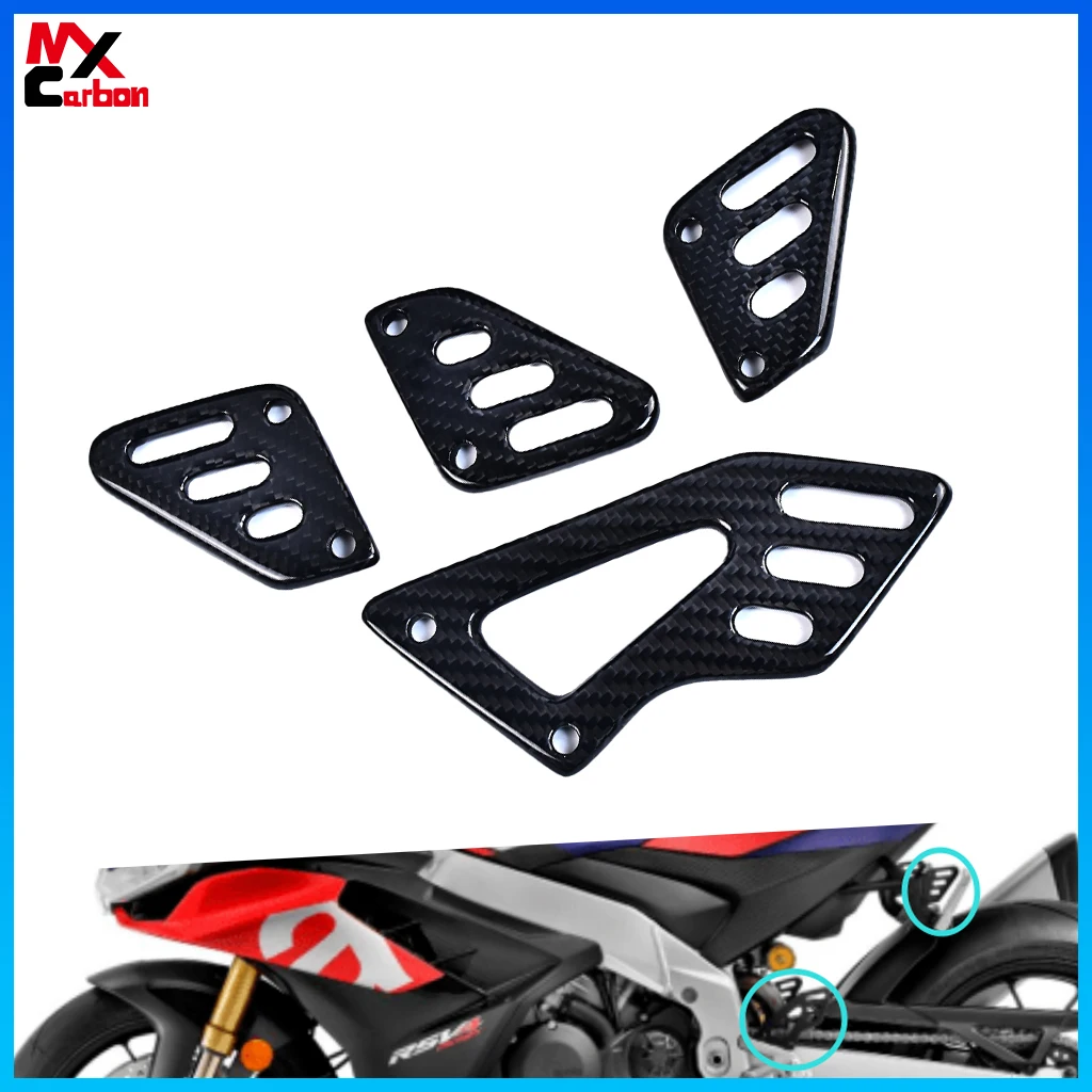 

Motorcycle Heel Guards Carbon Fiber Fairing Modification Accessories For Aprilia RSV4 / TuonoV4 2021 2022 2023