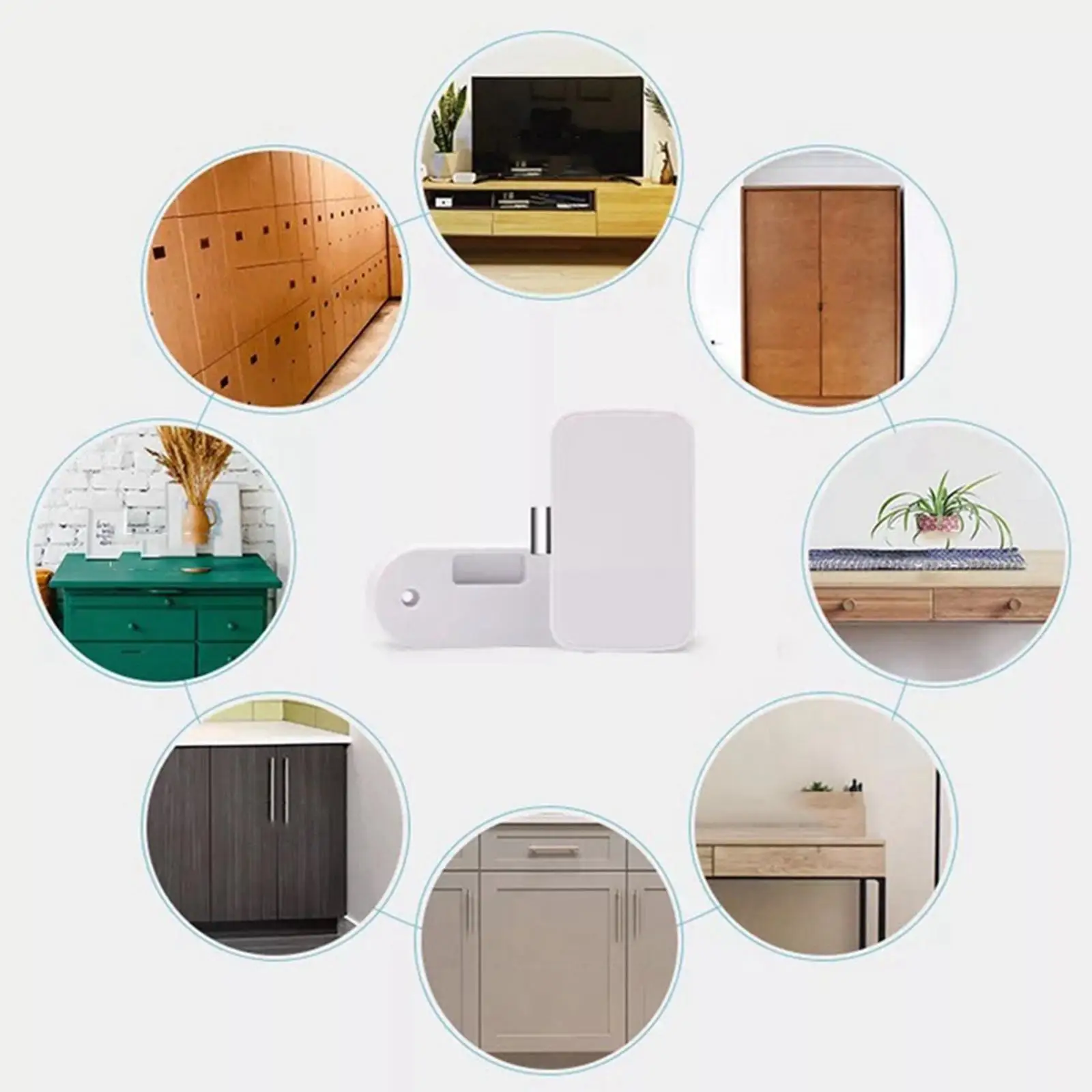 

Умный невидимый замок безопасности для ящиков, защита от детей для дома, с дистанционным управлением