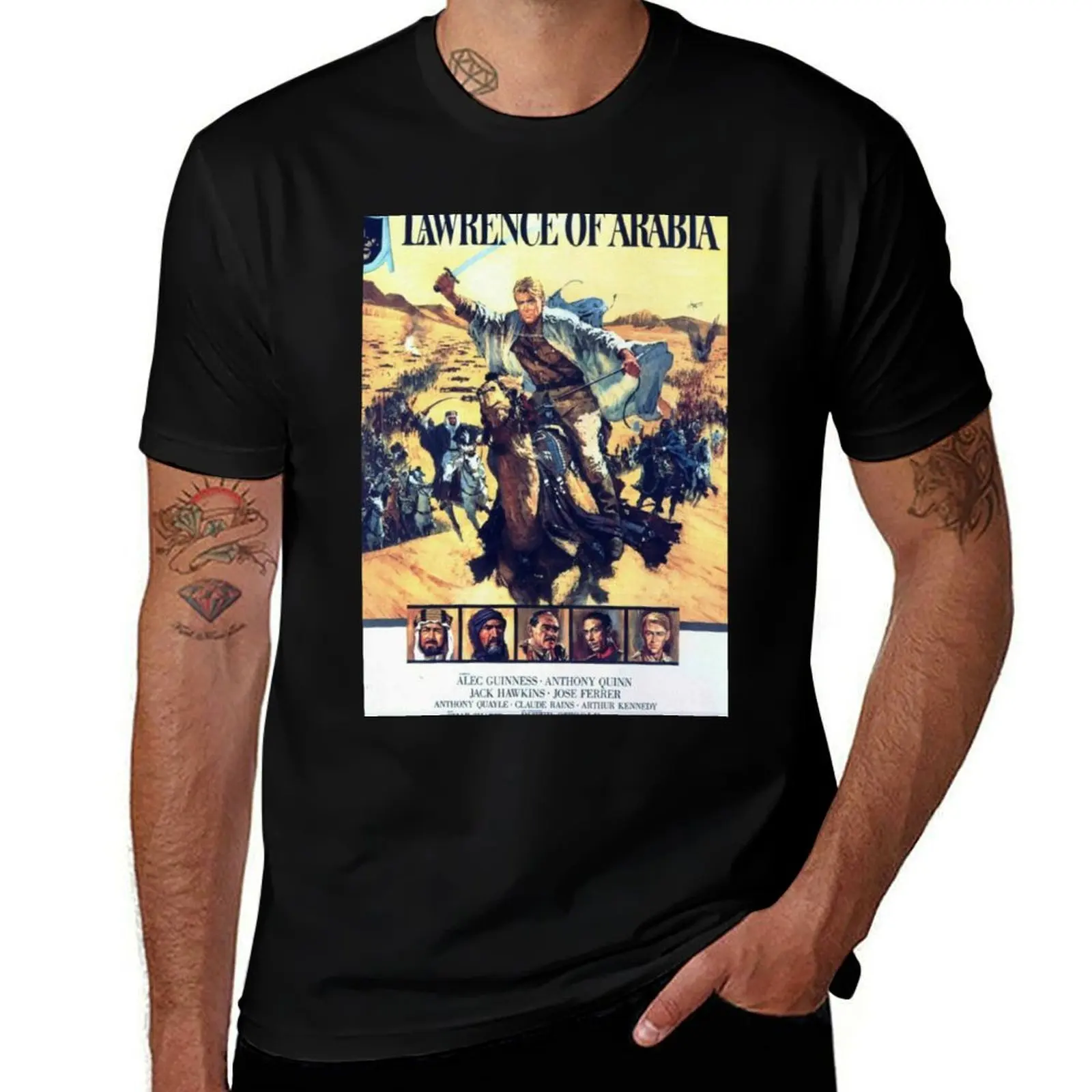 

Lawrence of Arabia classic T-Shirt man t shirt graphic t shirts for man pack white T-Shirt