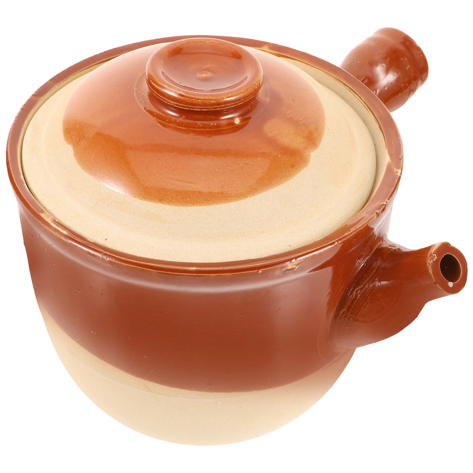 

Chinese Medicine Ceramic Pot Casserole Kettle High Temperature Resistance Boiling Medicine Kettle Soup Pot Kitchen Accessory