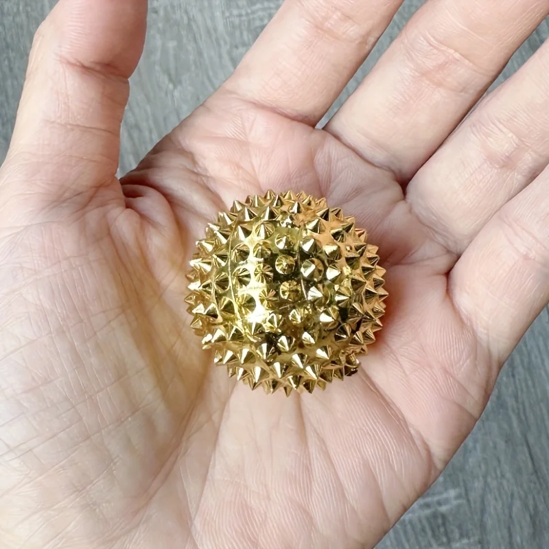 2 Spiky Hand Massage Ball, Small Hand and Finger Pressure Ball, Used for Muscle Relaxation and Pain Relief, Fitness and Health M