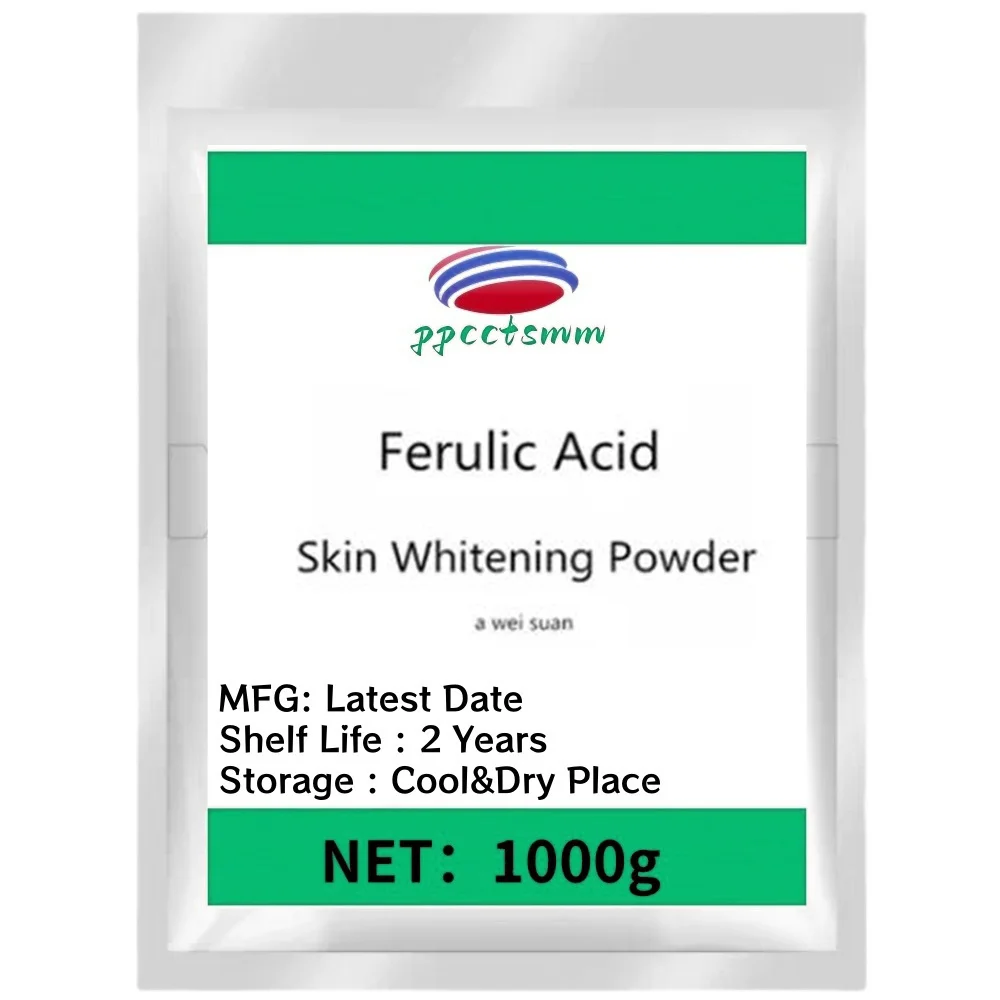 Hot Supply 99% Ferulic Acid Powder For Skin Whitening Free shipping