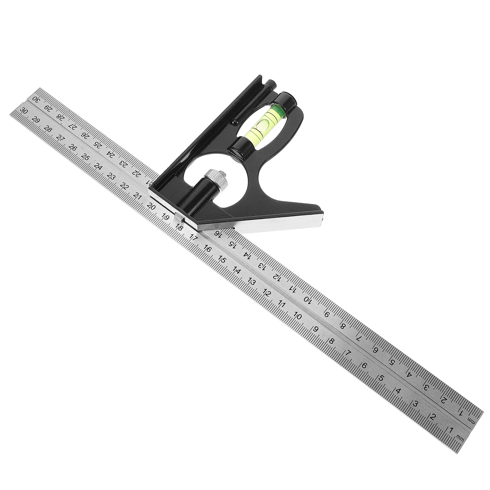 

Aluminum Alloy Angle Ruler Precision Measuring Tool Lightweight Compact Straight Zinc Combination Scale Carved Portable School
