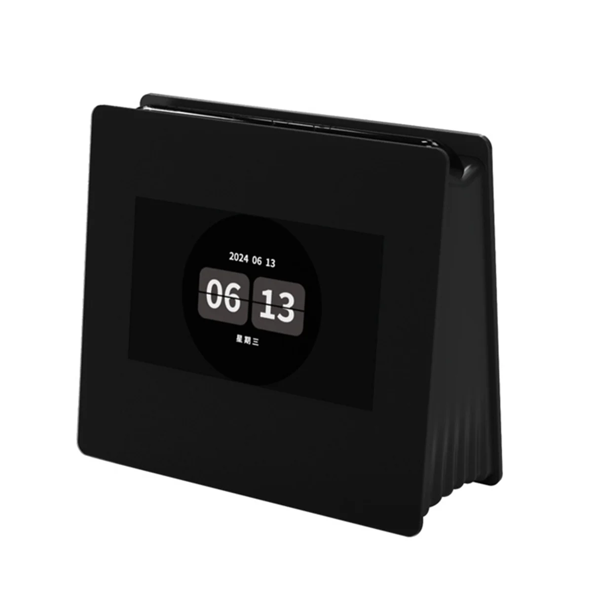 ลําโพงบลูทูธ ABXHH พร้อมเสียงสีขาวหน้าจอความละเอียดสูงนาฬิกาซับวูฟเฟอร์เครื่องเล่นเพลง 360 °   เสียงรอบทิศทางสเตอริโอ